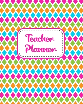 Paperback Teacher Planner: Christmas New Year gift Unicorn bear deer santa Inspirational and Motivational Gift Idea for Teacher! The Ultimate Tea Book