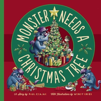 Hardcover Monster Needs a Christmas Tree Book