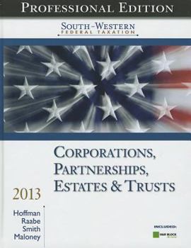 Hardcover Corporations, Partnerships, Estates & Trusts, Professional Edition [With CDROM] Book