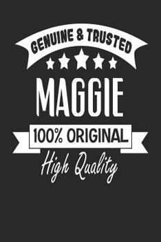 Paperback Genuine & Trusted Maggie 100% Original High Quality: Password Logbook for Girls Named Maggie Book