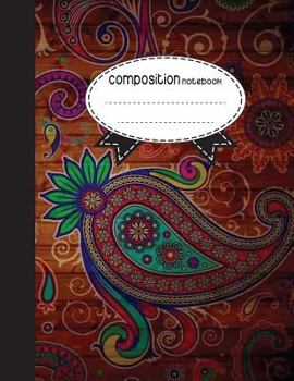 Paperback Composition Notebook, 8.5 x 11, 110 pages: Boho Art Style: (School Notebooks) Book