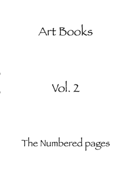 Paperback The numbered pages: Art Books volume 2 Book