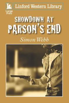 Paperback Showdown at Parson's End [Large Print] Book