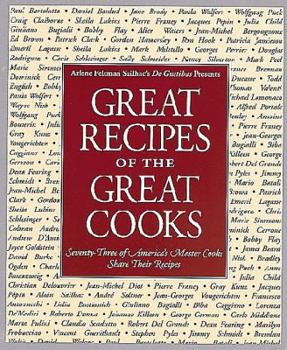 Hardcover Great Recipes of the Great Cooks Book