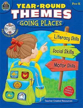 Paperback Year-Round Themes: Going Places PreK Book