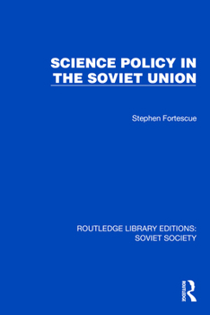 Hardcover Science Policy in the Soviet Union Book