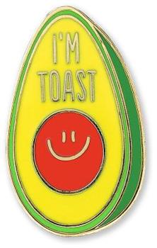 Misc. Enamel Pin Avocado Book