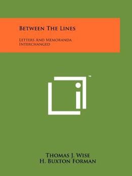 Paperback Between the Lines: Letters and Memoranda Interchanged Book