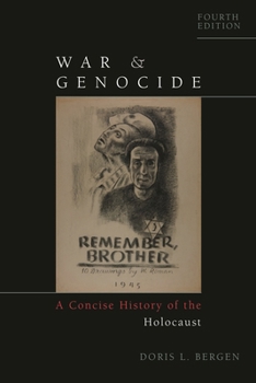Hardcover War and Genocide: A Concise History of the Holocaust Book