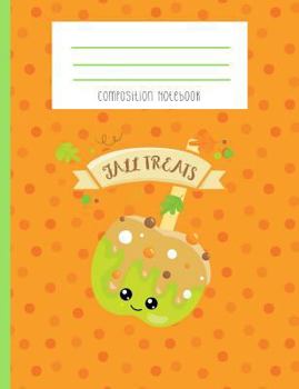 Paperback Composition Notebook: Candy Apple Kawaii Notebook Book