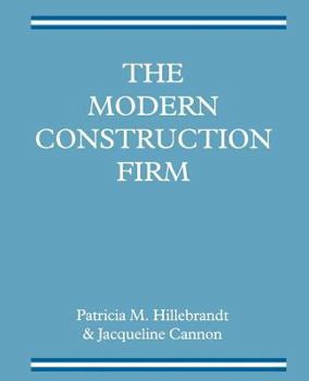 Paperback The Modern Construction Firm Book