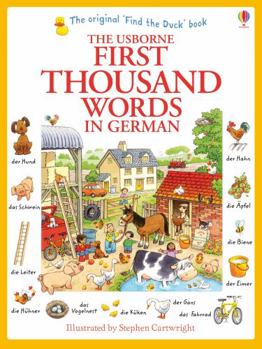 First Thousand Words In German - Book  of the Usborne First Thousand Words