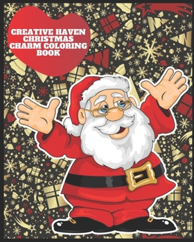 Paperback creative haven christmas charm coloring book [French] Book