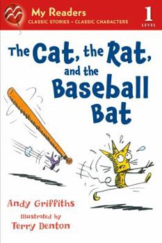 Paperback The Cat, the Rat, and the Baseball Bat Book