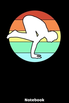 Notebook: Yoga Silhouette Design with120 ruled Pages 6'x9'. Journal for Yoga Teacher, Students, Fans and Lovers. Writing Book for your training, your ... for Meditation Fans and Lovers of Namaste.