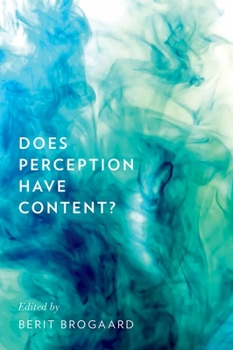 Hardcover Does Perception Have Content? Book