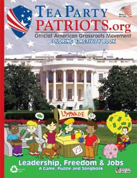 Paperback Official Tea Party Patriots Coloring Book (8.5"x11") Book