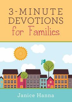 Paperback 3-Minute Devotions for Families Book