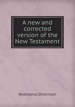 Paperback A New and Corrected Version of the New Testament Book