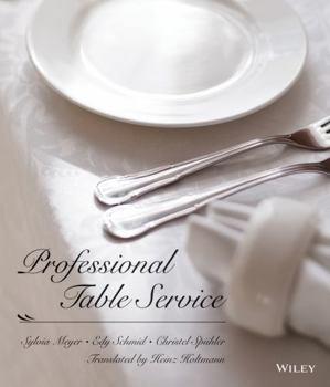 Hardcover Professional Table Service Book