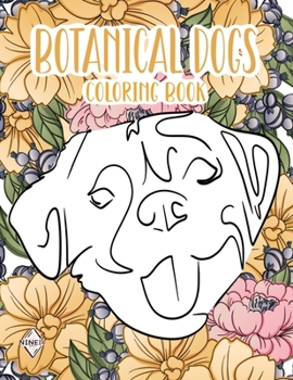 Paperback Botanical Dogs Coloring Book