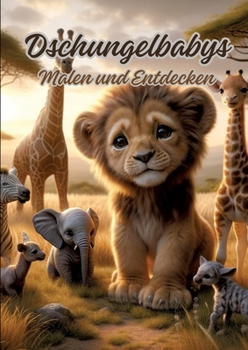 Paperback Dschungelbabys: Malen und Entdecken [German] Book