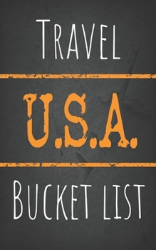 Paperback Travel U.S.A. Bucket list: Ultimate American bucket list journal, 5 x 8 travel size Book