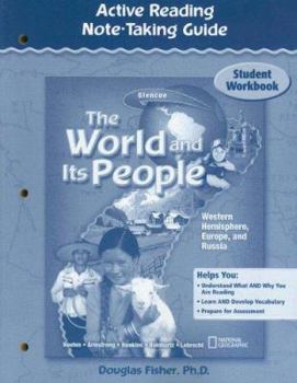 Paperback The World and Its People: Western Hemisphere, Europe, and Russia, Active Reading & Note-Taking Strategies, Student Edition Book