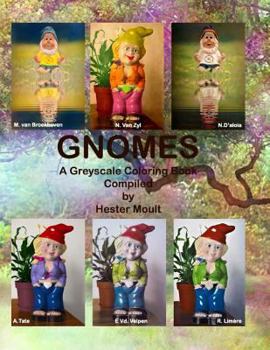 Paperback Gnomes: A Greyscale Coloring Book