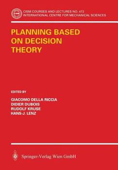 Paperback Planning Based on Decision Theory Book