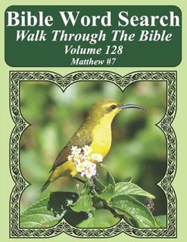 Paperback Bible Word Search Walk Through The Bible Volume 128: Matthew #7 Extra Large Print Book