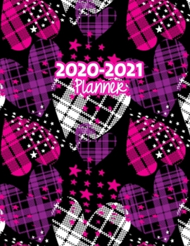 2020-2021 Planner: Two Year Calendar Organizer and Goal Journal | January 2020 - December 2021 Daily, Weekly and Monthly Planner Book with Back Sticker Expression Wall for 2 Years | Design Code 689918