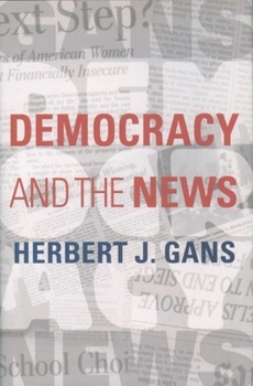 Hardcover Democracy and the News Book