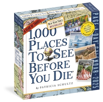 Calendar 1,000 Places to See Before You Die Page-A-Day(r) Calendar 2025: A Year of Travel Book