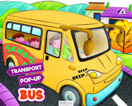 Hardcover Pop-Up Transport: Bus Book
