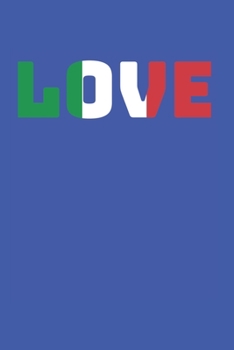 Paperback Italia Love Notebook: Graph Paper Journal 6x9 - 120 Pages Book