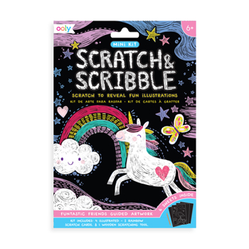Misc. Mini Scratch & Scribble Art Kit: Funtastic Friends Book