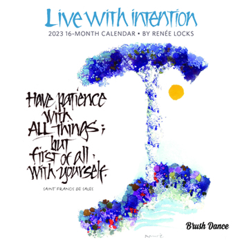 Calendar Live with Intention 2023 Mini 7x7 Brush Dance Book