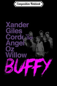 Paperback Composition Notebook: Buffy the Vampire Slayer Names Journal/Notebook Blank Lined Ruled 6x9 100 Pages Book