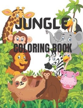 Paperback Jungle Colour Book: Children color book for ages 3-12 Book
