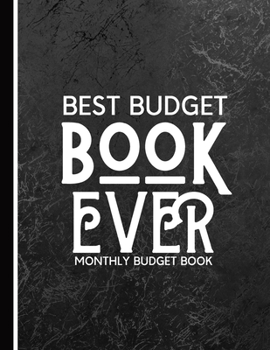 Paperback Best Budget Book Ever: Monthly Budget Book to Track Expenses Book