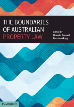 Paperback The Boundaries of Australian Property Law Book