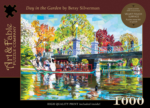 Misc. Supplies Day in the Garden; 1000-PC Puzzle: 1000 Piece Jigsaw Puzzle [With Print] Book