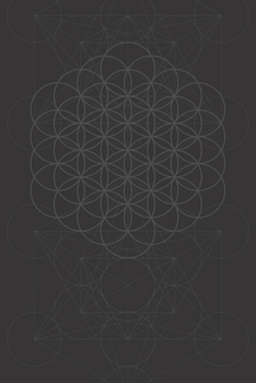 Paperback sacred geometry metatron cube flower of life: 6" x 9" dotted grid blank 120 pages, bullet journal, notebook or diary Book