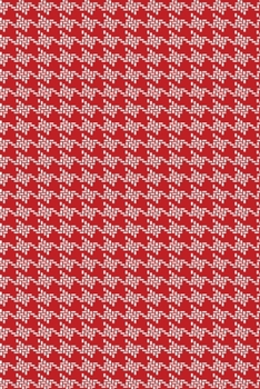 Paperback 2020 Daily Planner Red White Houndstooth Design Pattern 388 Pages: 2020 Planners Calendars Organizers Datebooks Appointment Books Agendas Book