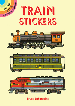 Paperback Train Stickers Book