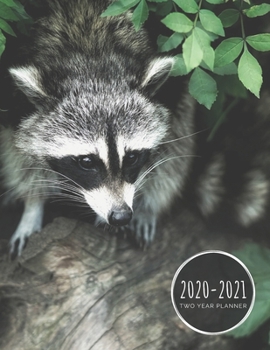 Two Year Planner 2020-2021: Raccoon Planner January 1, 2020 to December 31, 2021 Weekly & Monthly Planner + Calendar Views Animal 2 Year Calendar 24 Month Agenda Planner Gift For Trash Panda Lovers