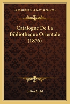 Paperback Catalogue De La Bibliotheque Orientale (1876) [French] Book