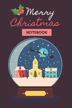 MERRY CHRISTMAS: A MERRY X MAS THEMED JOURNAL: DARK PURPLE Cover Notebook; Cute & Cool Notebook Perfect Gift for yourself friends family Coworkers ... women men; 120 pages college Ruled 6x9 inch