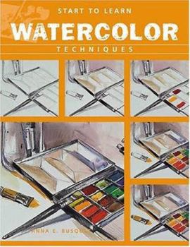 Hardcover Start to Learn Watercolor Techniques Book